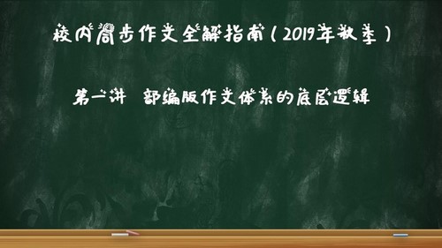华语未来校内同步作文全解-三年级（2019年秋-上册）（完结）（5.00G高清视频）百度网盘分享